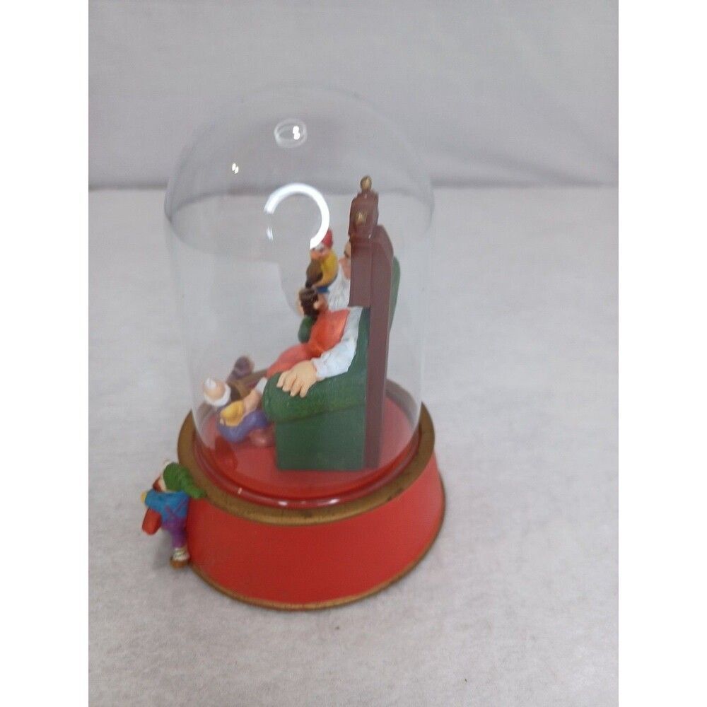 Franklin Mint 1994 Coca-Cola Dome Santa Claus A Merry Christmas Calls For Coke - Picture 4 of 8